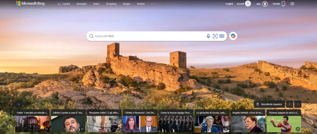 bing homepage