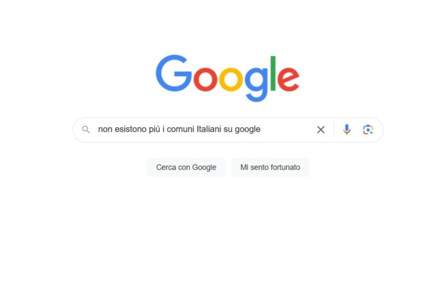 comuni italiani su google spariti