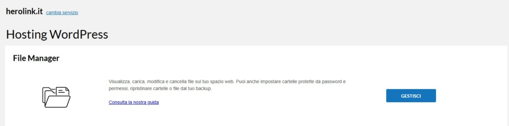 dove si trova il file .htaccess